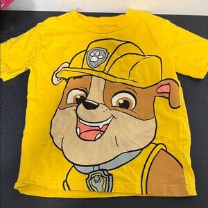 Paw Patrol Yellow Tee with Character Print